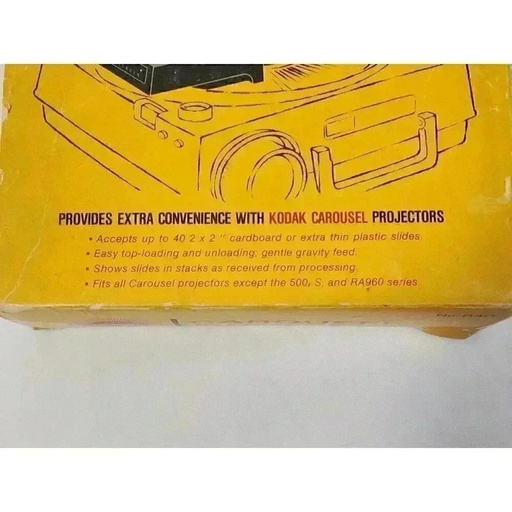 Kodak Carousel Stack Loader‎ Model B40 Slide Tray Vintage in Box w/Instructions - Picture 9 of 16